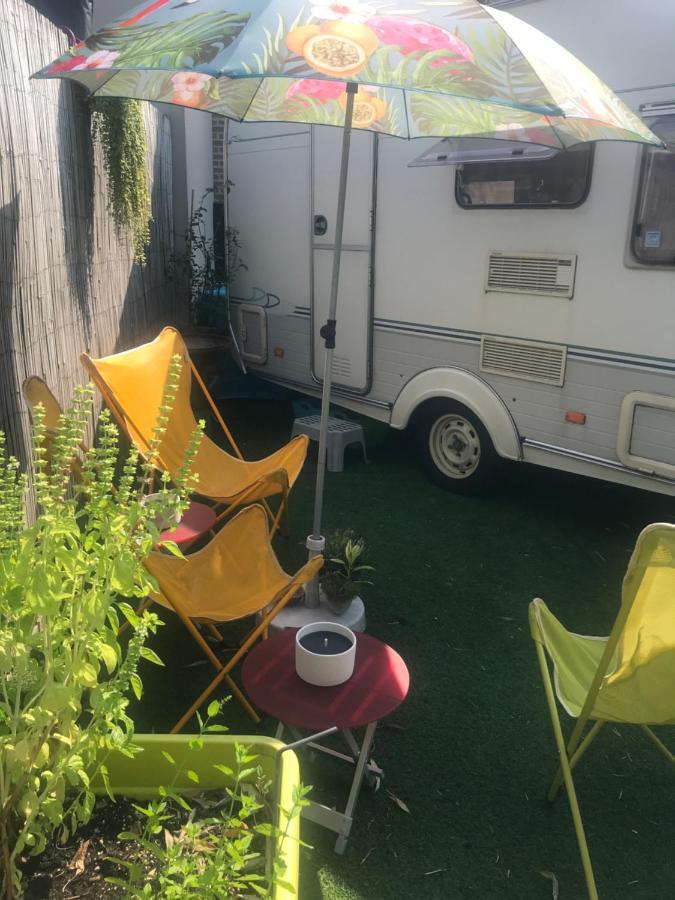 Gardencaravan Near Ghent In Green Area Gante Exterior foto